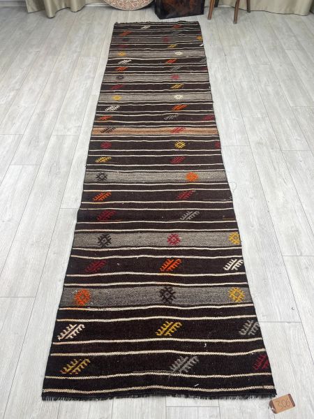 El Dokumasi Halı Kilim Yolluk Paspas Ölçü 364X87 Cm