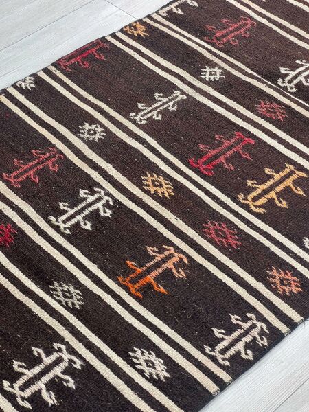 El Dokumasi Halı Kilim Yolluk Paspas Ölçü 284X91 Cm