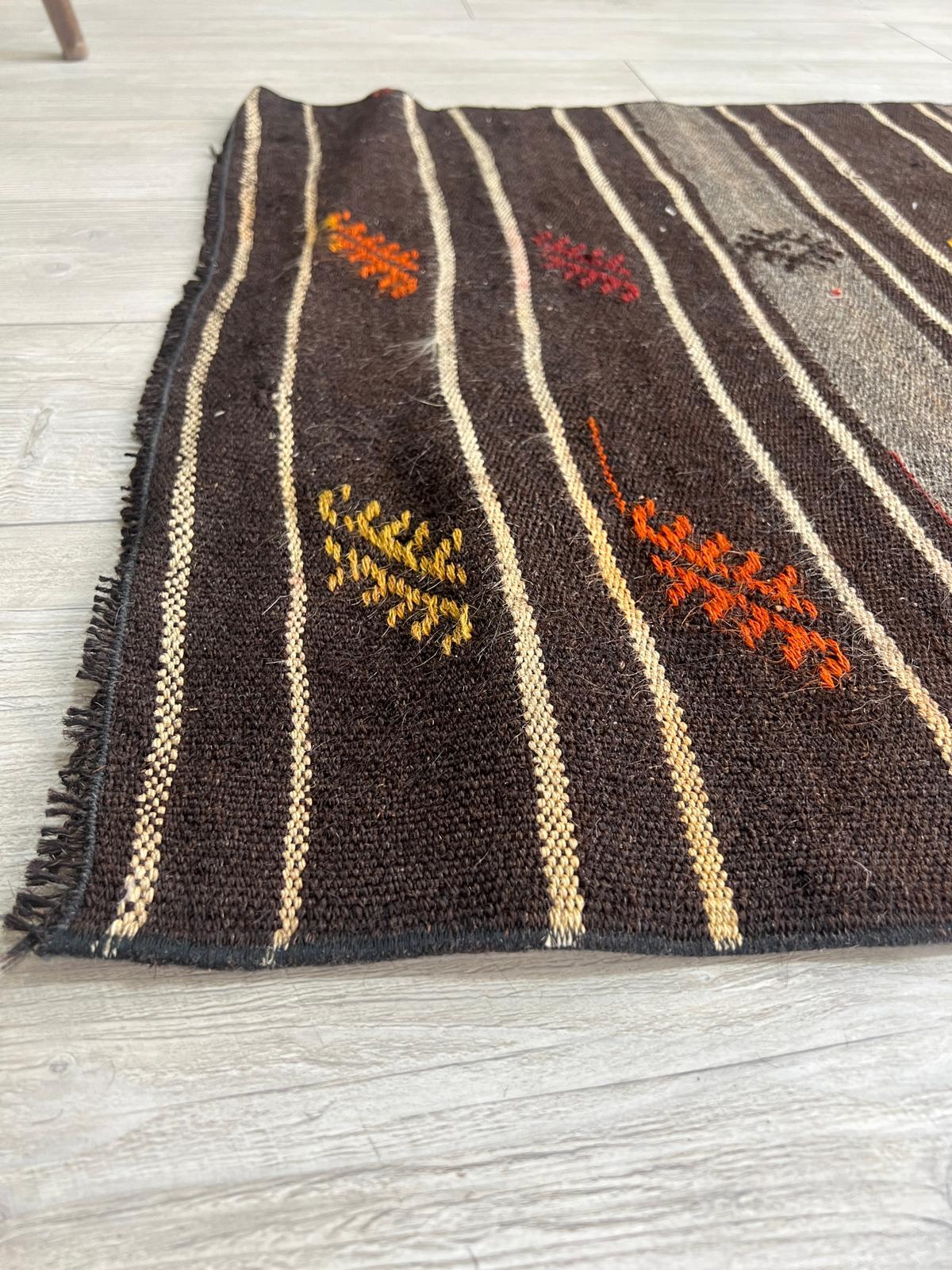 El Dokumasi Halı Kilim Yolluk Paspas Ölçü 365X87 Cm
