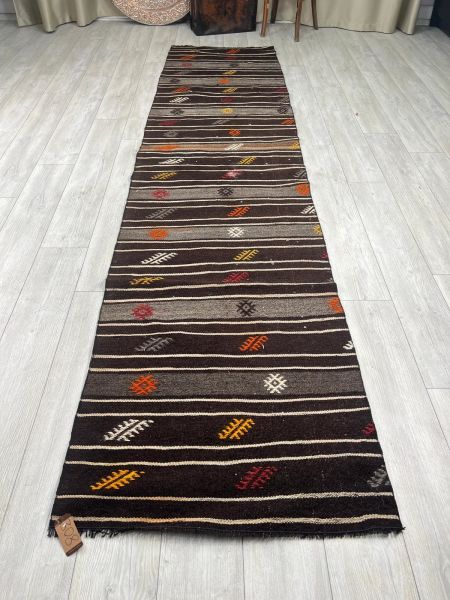 El Dokumasi Halı Kilim Yolluk Paspas Ölçü 365X87 Cm