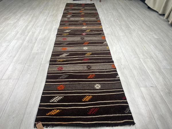 El Dokumasi Halı Kilim Yolluk Paspas Ölçü 365X87 Cm