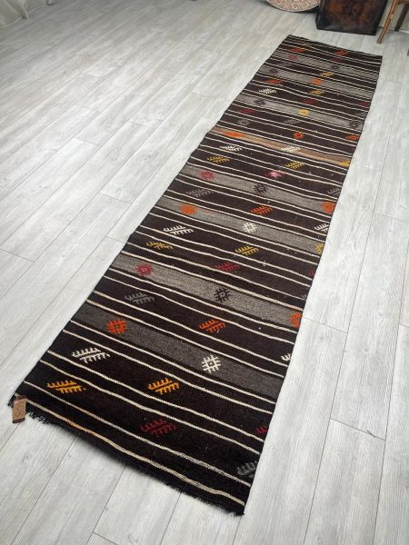 El Dokumasi Halı Kilim Yolluk Paspas Ölçü 365X87 Cm