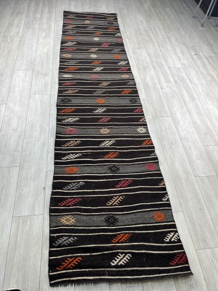 El Dokumasi Halı Kilim Yolluk Paspas Ölçü 348X79 Cm