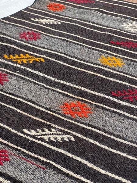 El Dokumasi Halı Kilim Yolluk Paspas Ölçü 248X77 Cm
