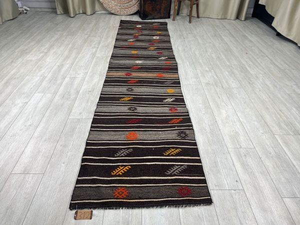 El Dokumasi Halı Kilim Yolluk Paspas Ölçü 248X77 Cm