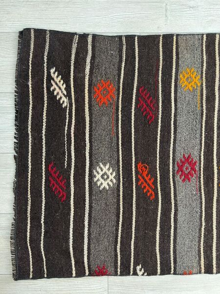 El Dokumasi Halı Kilim Yolluk Paspas Ölçü 248X77 Cm