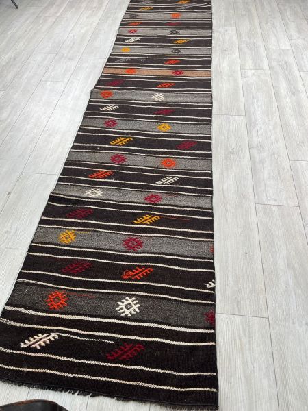El Dokumasi Halı Kilim Yolluk Paspas Ölçü 248X77 Cm