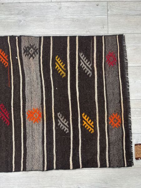 El Dokumasi Halı Kilim Yolluk Paspas Ölçü 248X77 Cm
