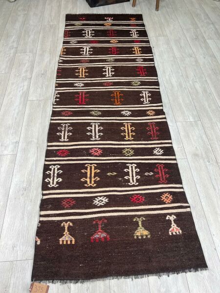 El Dokumasi Halı Kilim Yolluk Paspas Ölçü 275X90 Cm