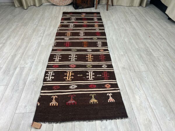 El Dokumasi Halı Kilim Yolluk Paspas Ölçü 275X90 Cm