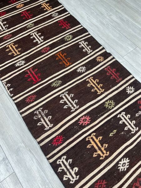 El Dokumasi Halı Kilim Yolluk Paspas Ölçü 275X90 Cm