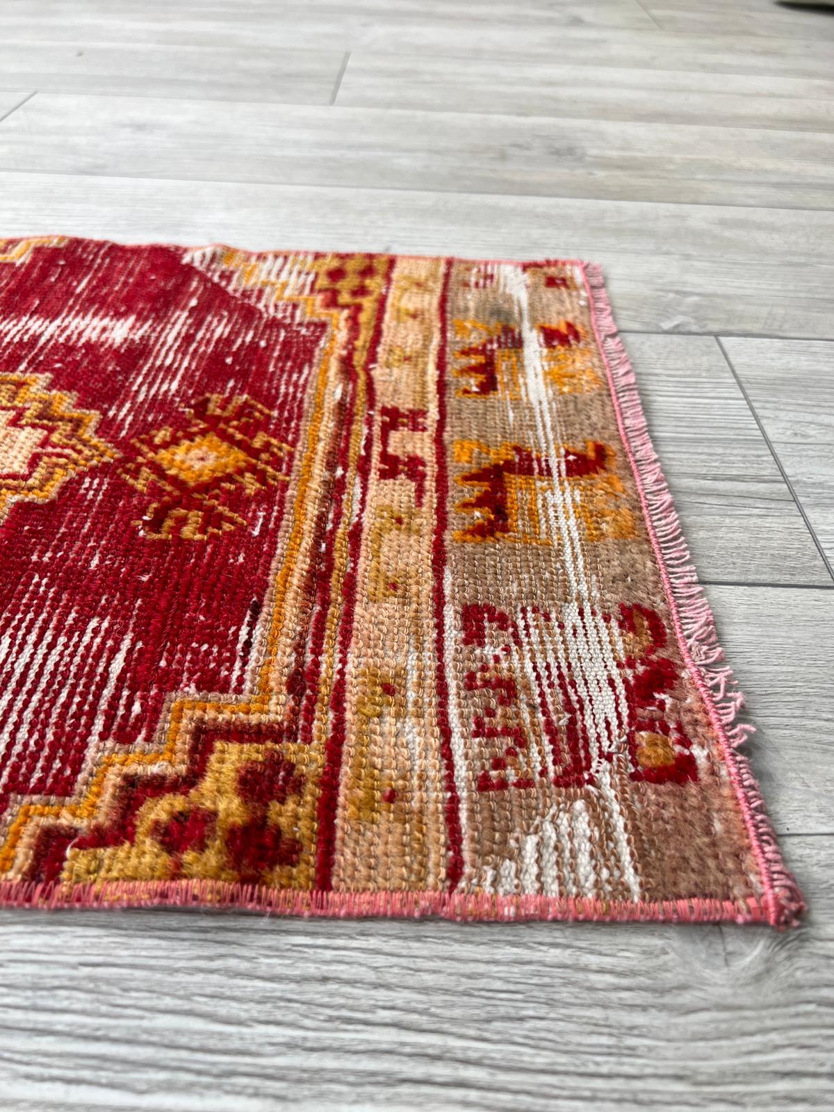 El Dokumasi Halı Kilim Yolluk Paspas Ölçü 138X44 Cm