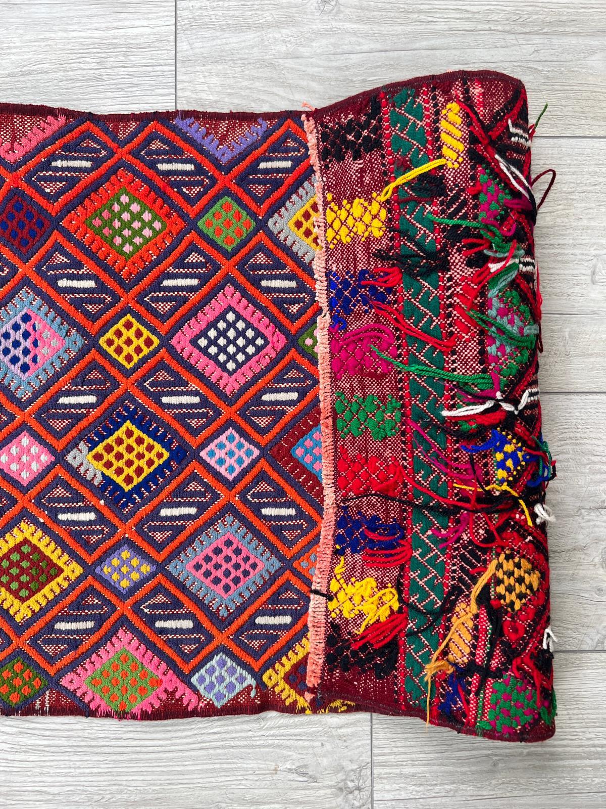 El Dokumasi Halı Kilim Yolluk Paspas Ölçü 76X44 Cm