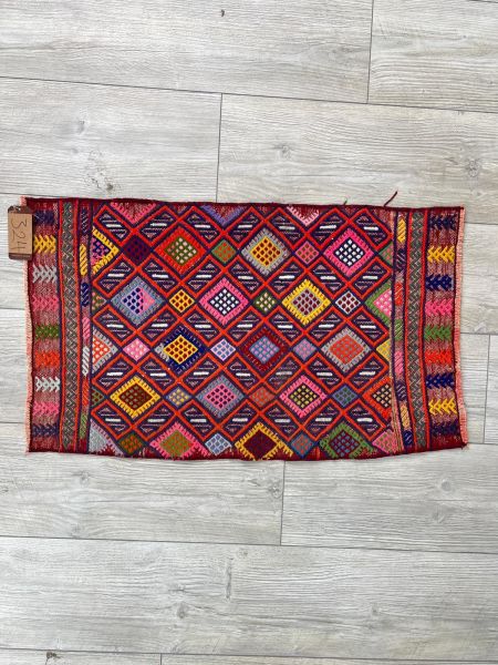 El Dokumasi Halı Kilim Yolluk Paspas Ölçü 76X44 Cm
