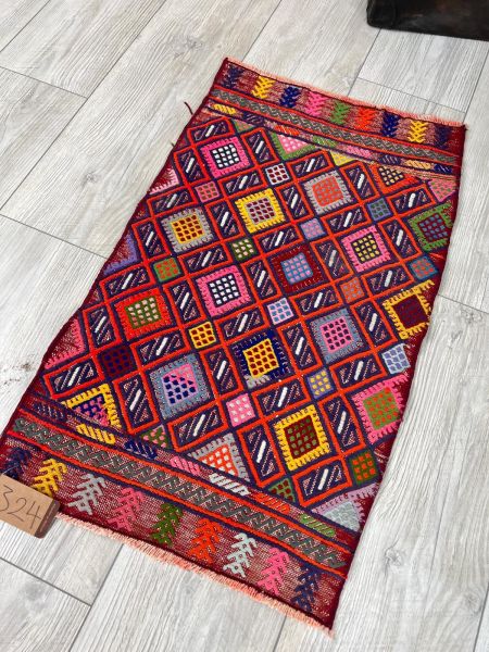 El Dokumasi Halı Kilim Yolluk Paspas Ölçü 76X44 Cm