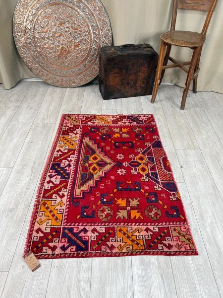 El Dokumasi Halı Kilim Yolluk Paspas Ölçü 129X87 Cm