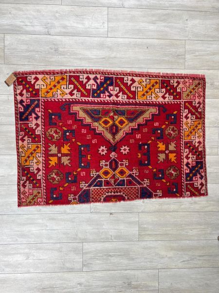 El Dokumasi Halı Kilim Yolluk Paspas Ölçü 129X87 Cm