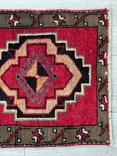 El Dokumasi Halı Kilim Yolluk Paspas Ölçü 87X83 Cm