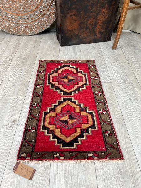 El Dokumasi Halı Kilim Yolluk Paspas Ölçü 87X83 Cm