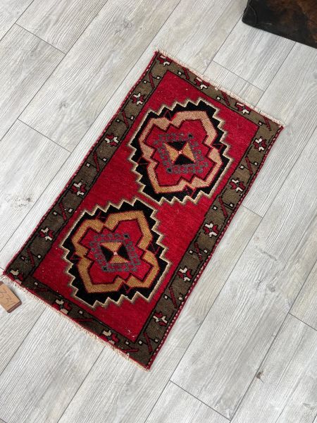 El Dokumasi Halı Kilim Yolluk Paspas Ölçü 87X83 Cm