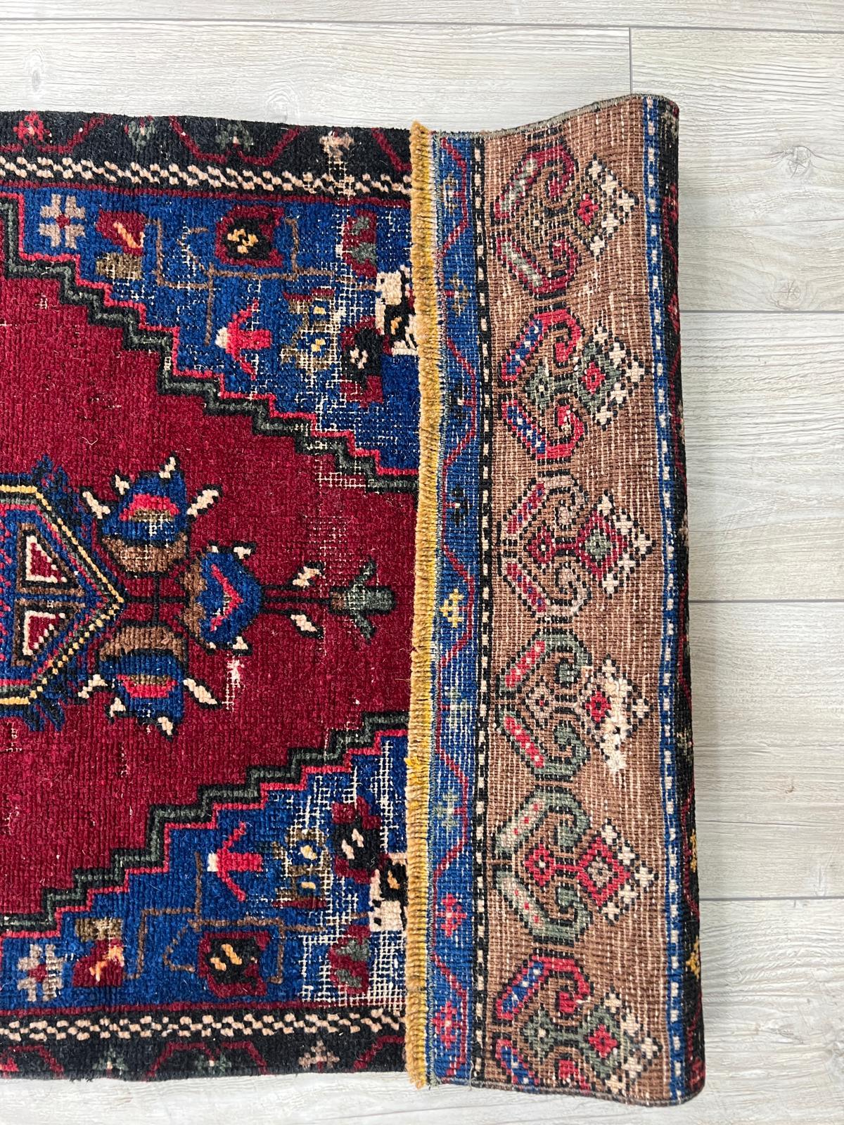 El Dokumasi Halı Kilim Yolluk Paspas Ölçü 215X62 Cm