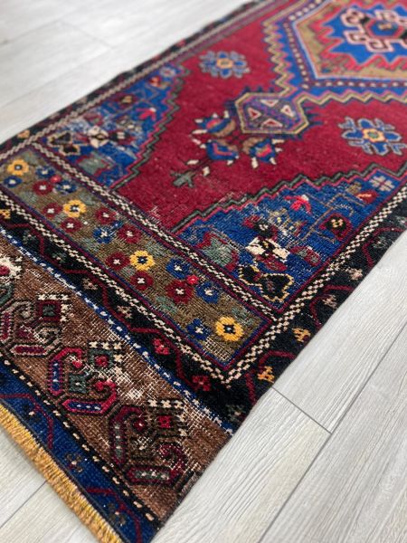 El Dokumasi Halı Kilim Yolluk Paspas Ölçü 215X62 Cm