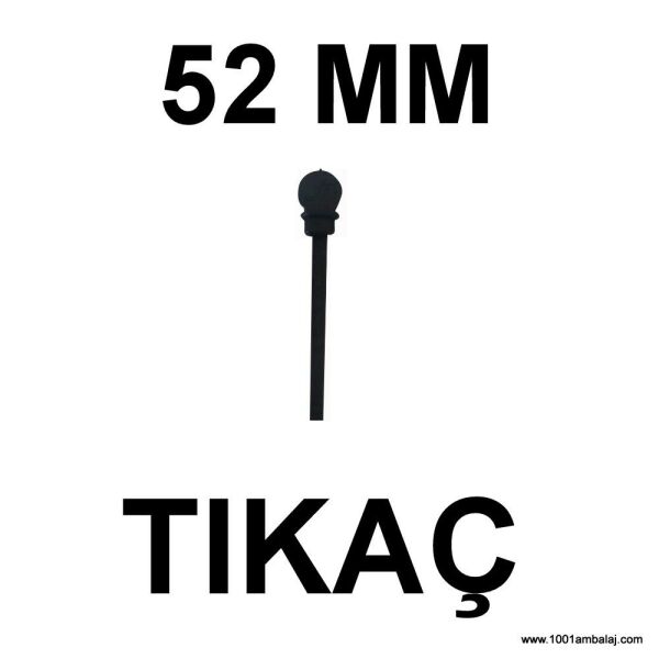 Plastik Kahve Tikaç Yükseklik 52 Mm 500 Adet