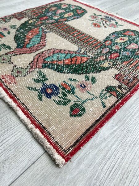 El Dokumasi Halı Kilim Yolluk Paspas Ölçü 72X72 Cm