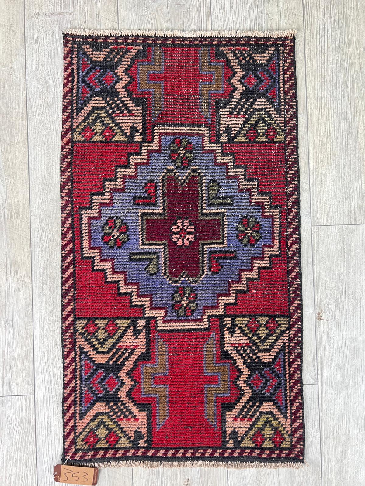 El Dokumasi Halı Kilim Yolluk Paspas Ölçü 90X50 Cm