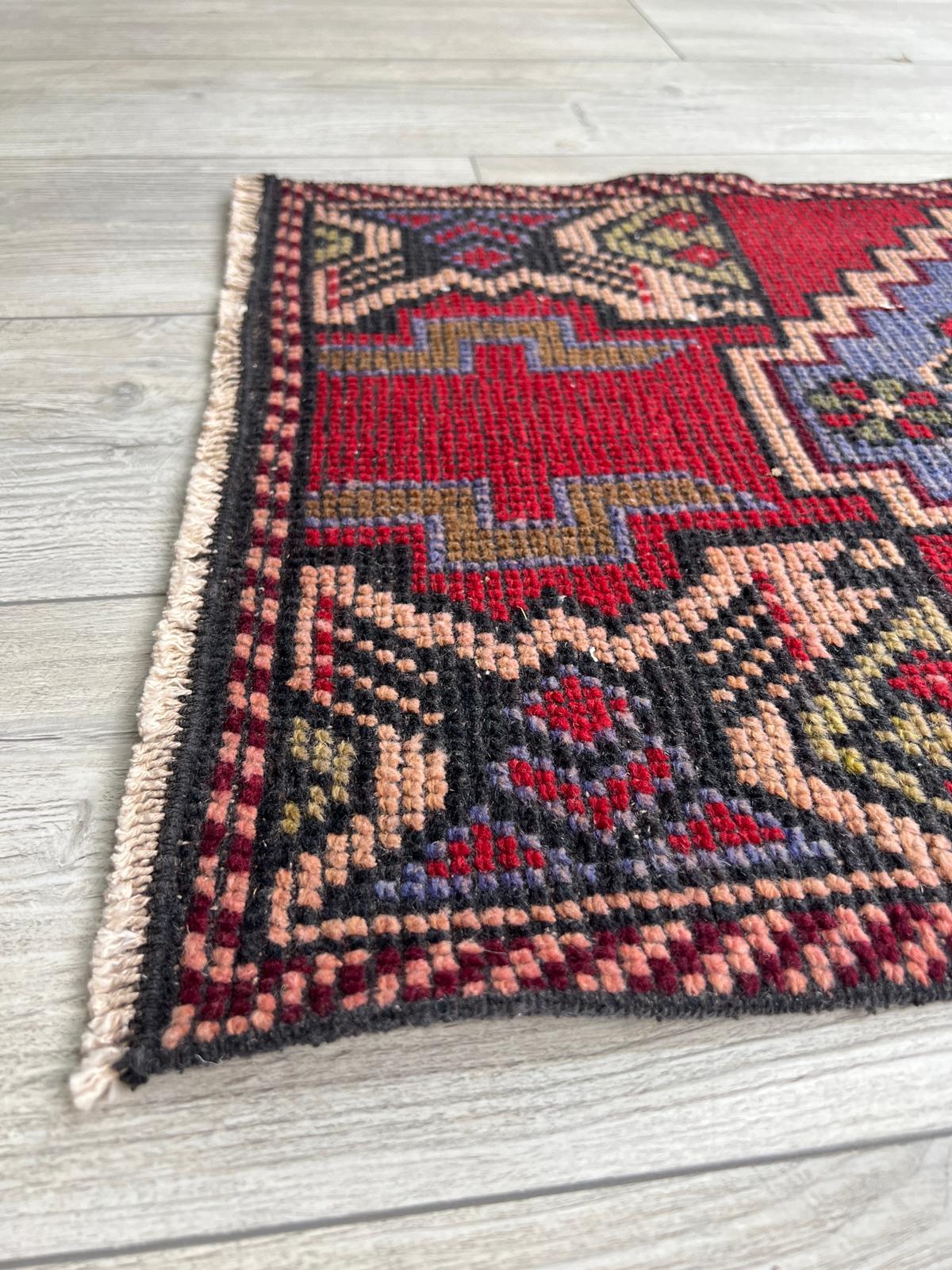 El Dokumasi Halı Kilim Yolluk Paspas Ölçü 88X51 Cm
