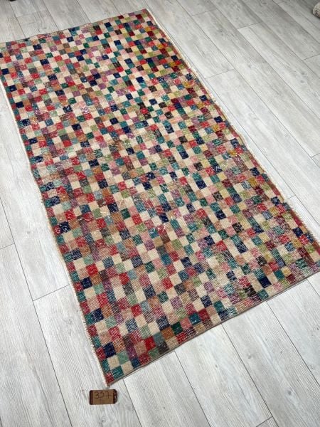 El Dokumasi Halı Kilim Yolluk Paspas Ölçü 184X100 Cm