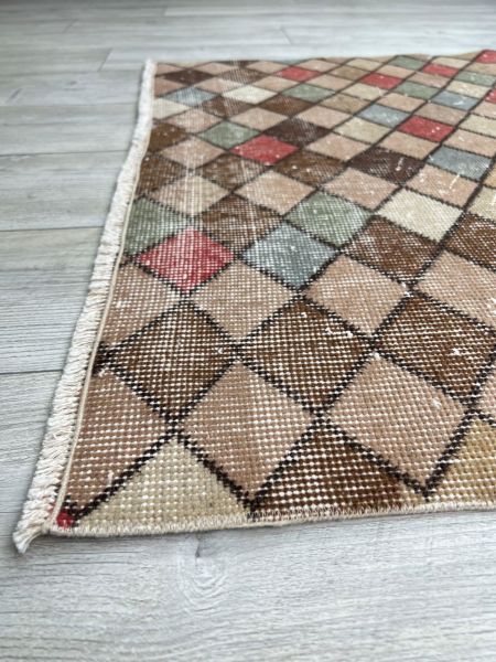 El Dokumasi Halı Kilim Yolluk Paspas Ölçü 124X95 Cm