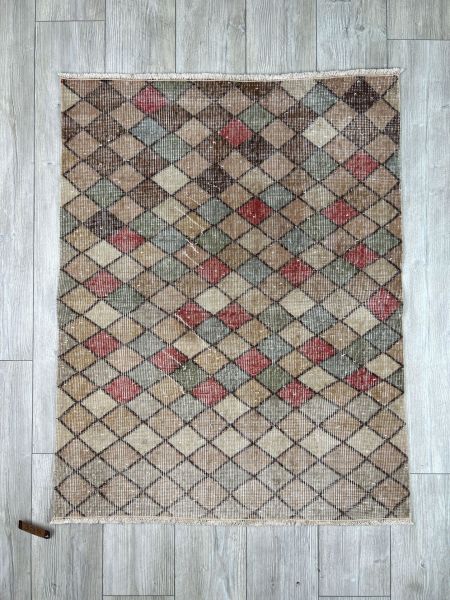 El Dokumasi Halı Kilim Yolluk Paspas Ölçü 124X95 Cm