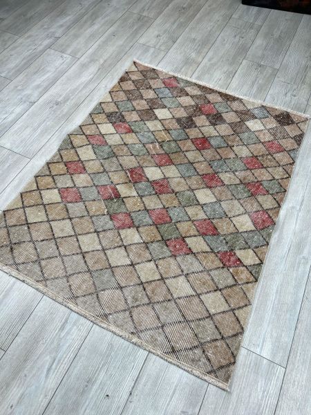 El Dokumasi Halı Kilim Yolluk Paspas Ölçü 124X95 Cm