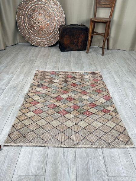 El Dokumasi Halı Kilim Yolluk Paspas Ölçü 124X95 Cm