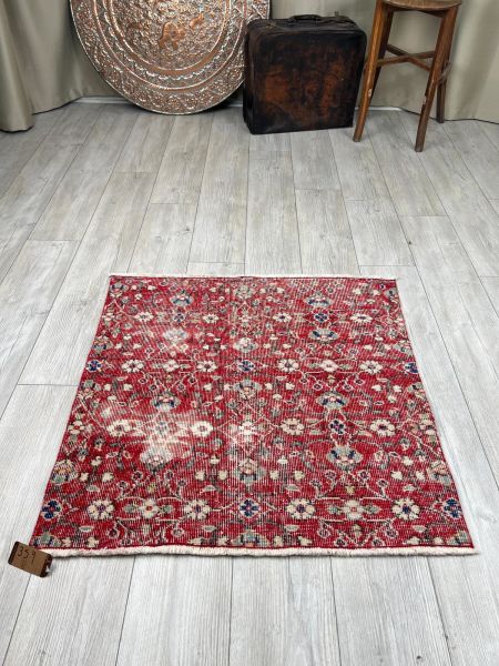 El Dokumasi Halı Kilim Yolluk Paspas Ölçü 92X92 Cm