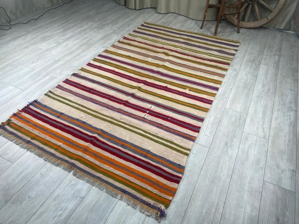El Dokumasi Halı Kilim Yolluk Paspas Ölçü 260X148 Cm