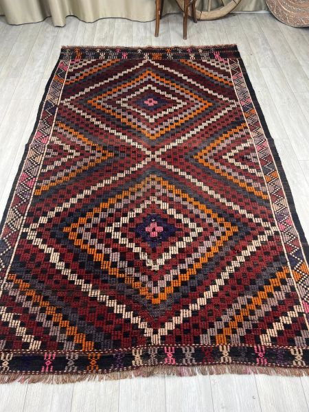 El Dokumasi Halı Kilim Yolluk Paspas Ölçü 285X178 Cm