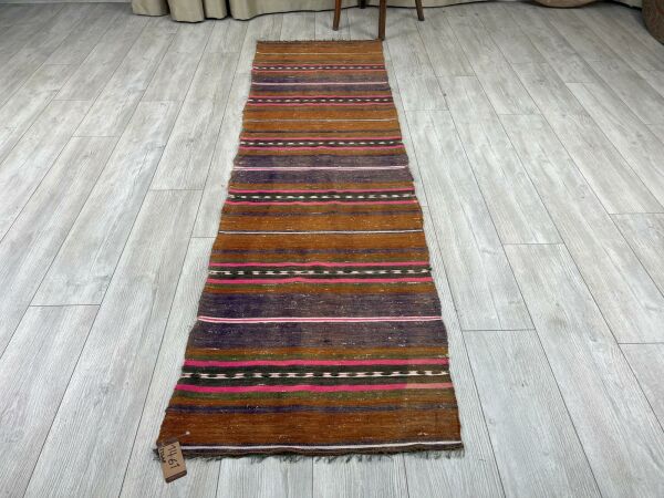 El Dokumasi Halı Kilim Yolluk Paspas Ölçü 233X68 Cm