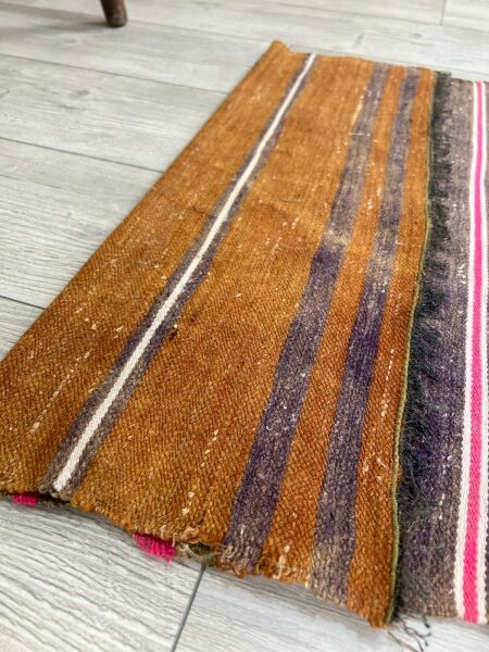 El Dokumasi Halı Kilim Yolluk Paspas Ölçü 233X68 Cm