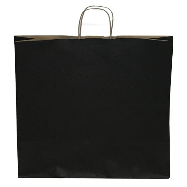 Kraft kağıt Çanta 25X12X31 Cm Siyah 25 Adet