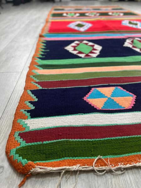 El Dokumasi Halı Kilim Yolluk Paspas Ölçü 340X140 Cm