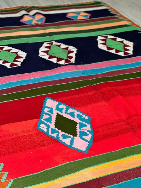 El Dokumasi Halı Kilim Yolluk Paspas Ölçü 340X140 Cm