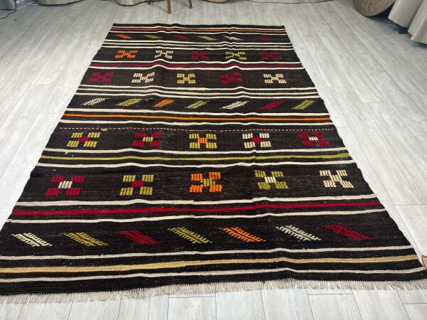 El Dokumasi Halı Kilim Yolluk Paspas Ölçü 285X196 Cm