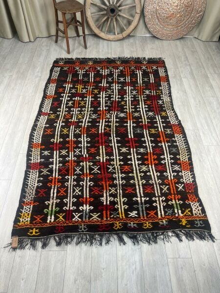 El Dokumasi Halı Kilim Yolluk Paspas Ölçü 255X165 Cm