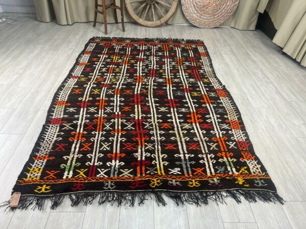 El Dokumasi Halı Kilim Yolluk Paspas Ölçü 255X165 Cm