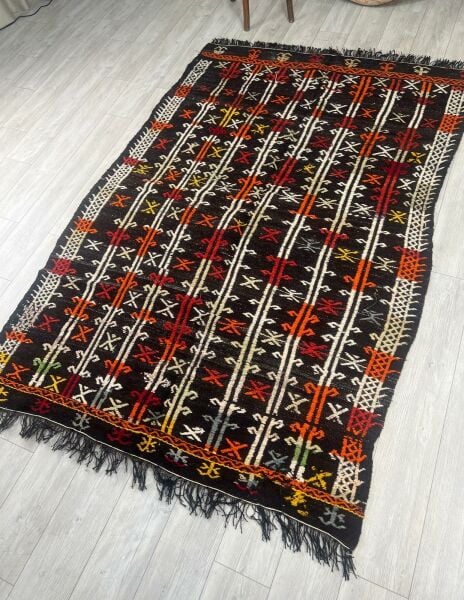 El Dokumasi Halı Kilim Yolluk Paspas Ölçü 255X165 Cm