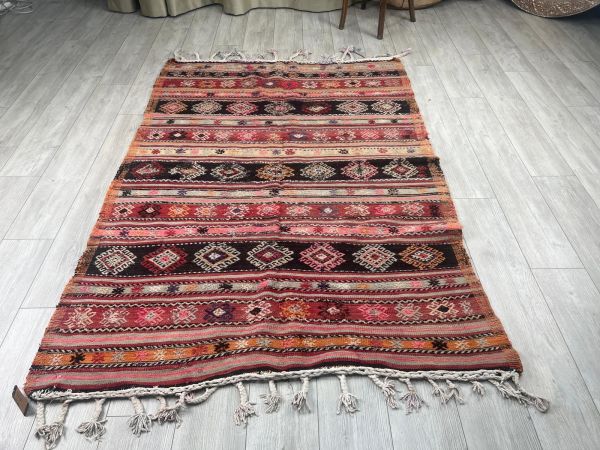 El Dokumasi Halı Kilim Yolluk Paspas Ölçü 207X145 Cm