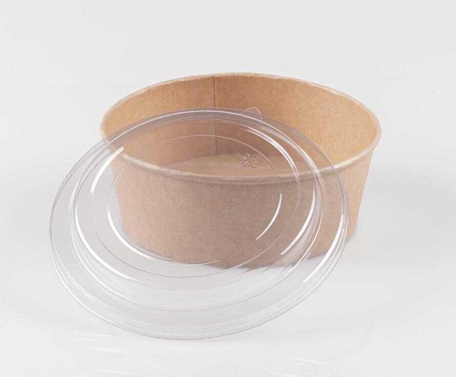 Salata kabı Karton Kraft Ve Kapağı 750 Cc 142X125X68H 25 Adet