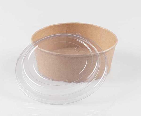 Salata kabı Karton Kraft Ve Kapağı 750 Cc 142X125X68H 25 Adet